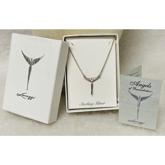 925 Lavaggi Angel of Reconciliation Necklace original box - Picture 1 of 8
